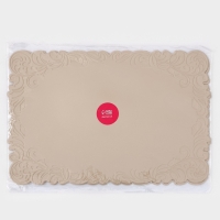 Набор салфеток сервировочных на стол Доляна, 2 шт, 45&times;30 см, бежевый