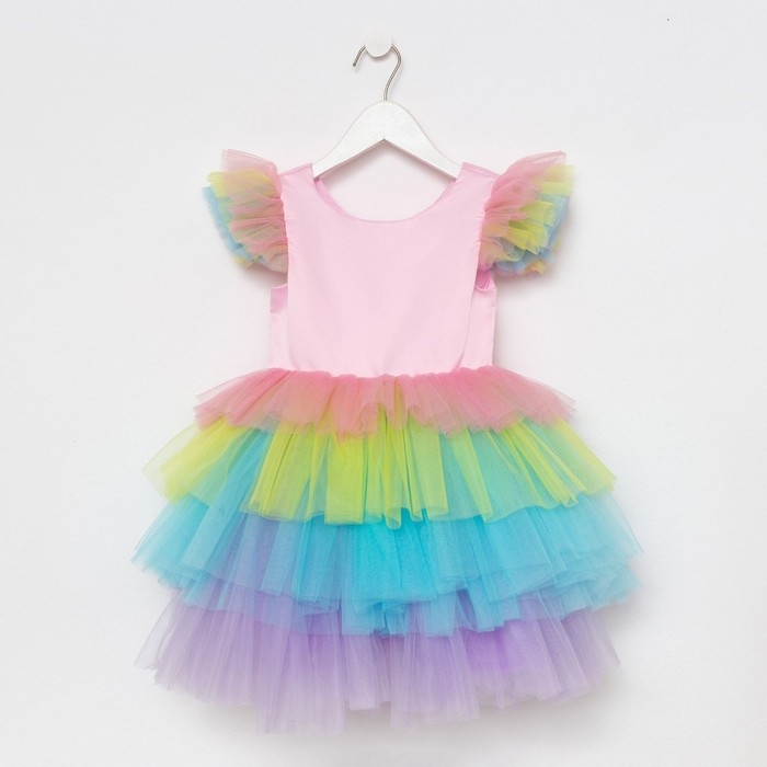 Платье детское Платье детское "Радуга" KAFTAN р. 36 (134-140 см)