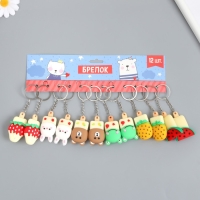 Брелок резина "Фруктовое эскимо" МИКС 5,7х3,3х2 см Брелок резина "Фруктовое эскимо" МИКС 5,7х3,3х2 см