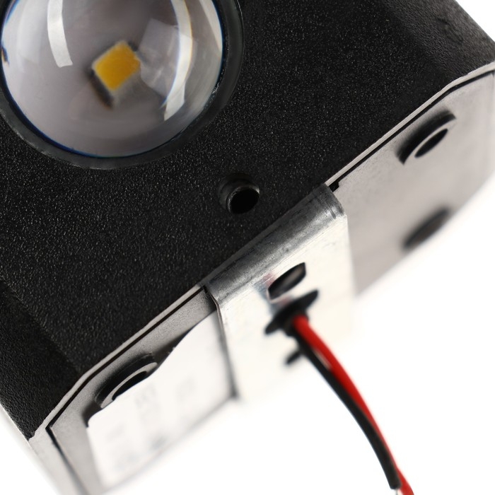 Светильник фасадный &laquo;Кубик&raquo;, FSD-064, 4 Вт, 3000К, 4 луча, IP65, 220 В, пластик, черный