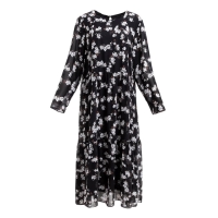 Платье женское миди MIST plus-size, р.50, черный