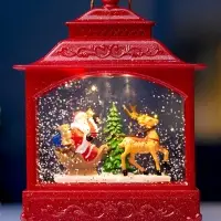 Фигура светодиодная "Упряжка" 5.5х14х19.5 см, 3хААА (не в компл.), музыка, USB, Т/БЕЛЫЙ