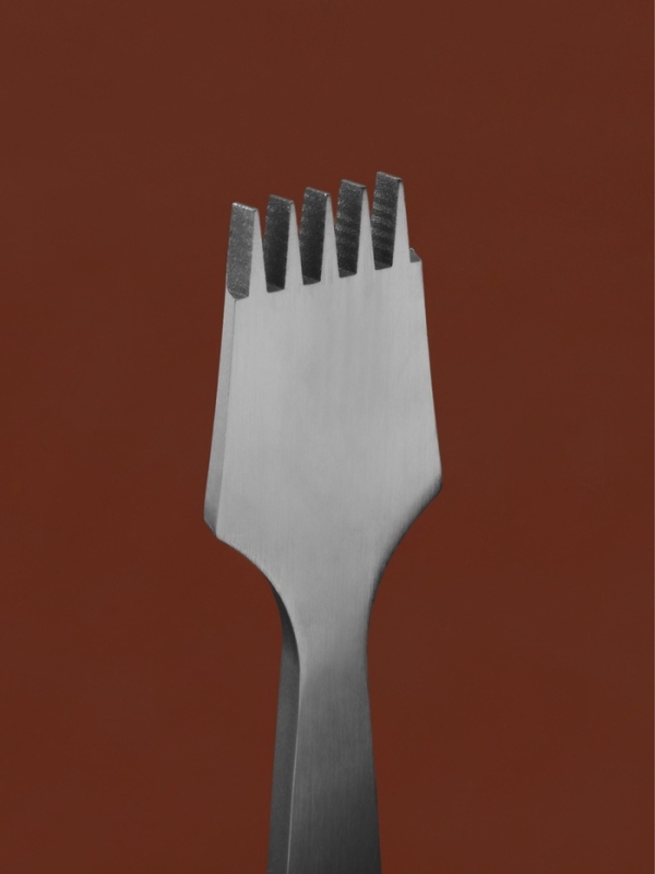 Набор строчных пробойников для французских швов, 3 шт., шаг=3.85 мм