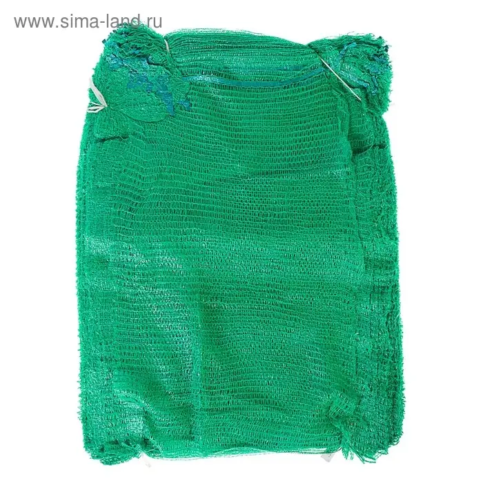 Сетка овощная, зелёная, 45 х 75 см, 25 - 30 кг