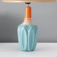 Настольная лампа с абажуром RISALUX &laquo;Аззуро&raquo;, Е27, 40 Вт, 30&times;30&times;45 см