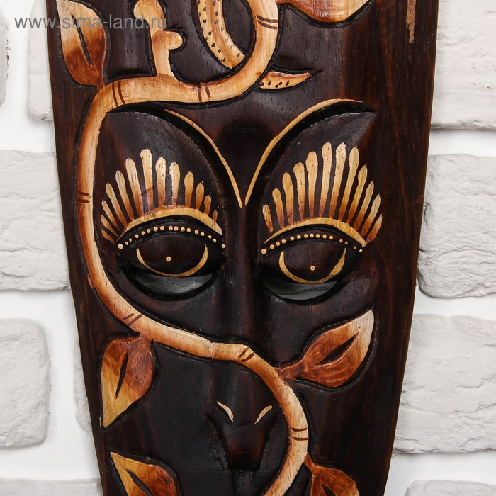 Маска дерево "Геккон" 50х16,5х2,5 см