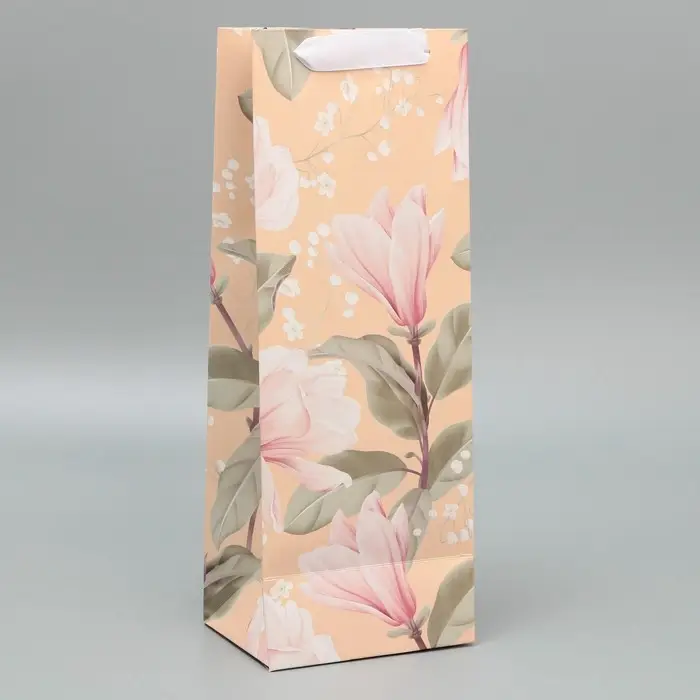 Пакет подарочный под бутылку, упаковка, &laquo;Воспитателю&raquo;, 35 х 13 х 10 см