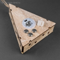 Ёлочная игрушка «Олень и ёлка», от батареек, свечение тёплое белое Ёлочная игрушка «Олень и ёлка», от батареек, свечение тёплое белое