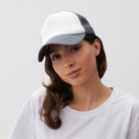 Бейсболка с сеткой MINAKU, цвет серый, размер 56-58 Бейсболка с сеткой MINAKU, цвет серый, размер 56-58