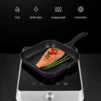 Сковорода гриль литая 28 см антипригарная ECO collection