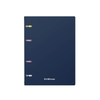 Тетрадь на кольцах, 80 листов в клетку, ErichKrause Classic, пластиковая обложка, блок офсет 100% белизна, МИКС Тетрадь на кольцах, 80 листов в клетку, ErichKrause Classic, пластиковая обложка, блок офсет 100% белизна, МИКС