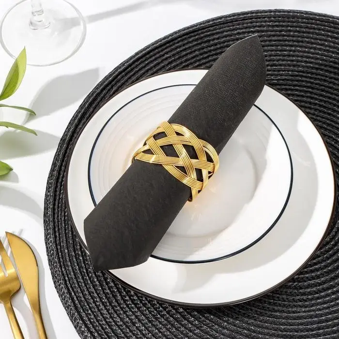 Кольцо для салфетки &laquo;Сфера&raquo;, 3,5&times;4,5&times;5,5 см, цвет золотой