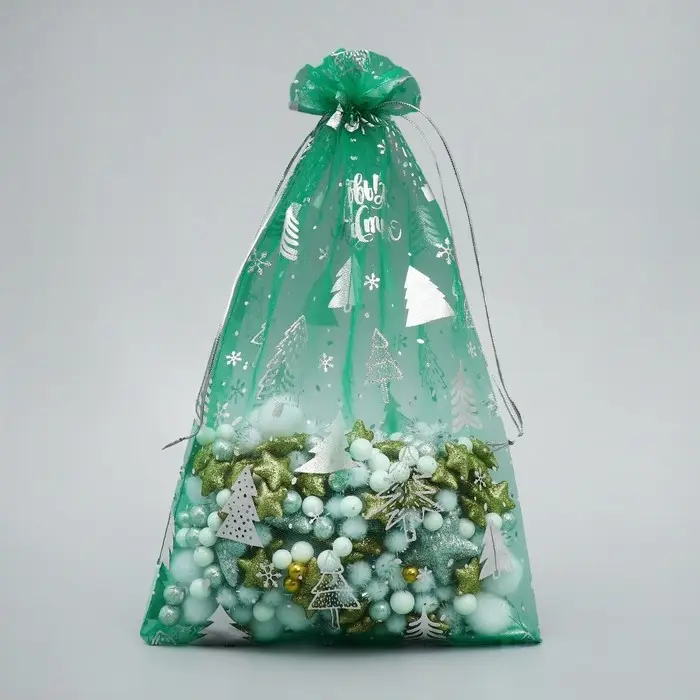 Мешочек подарочный органза &laquo;Исполнения желаний&raquo;, 20 х 30 см +/- 1.5 см