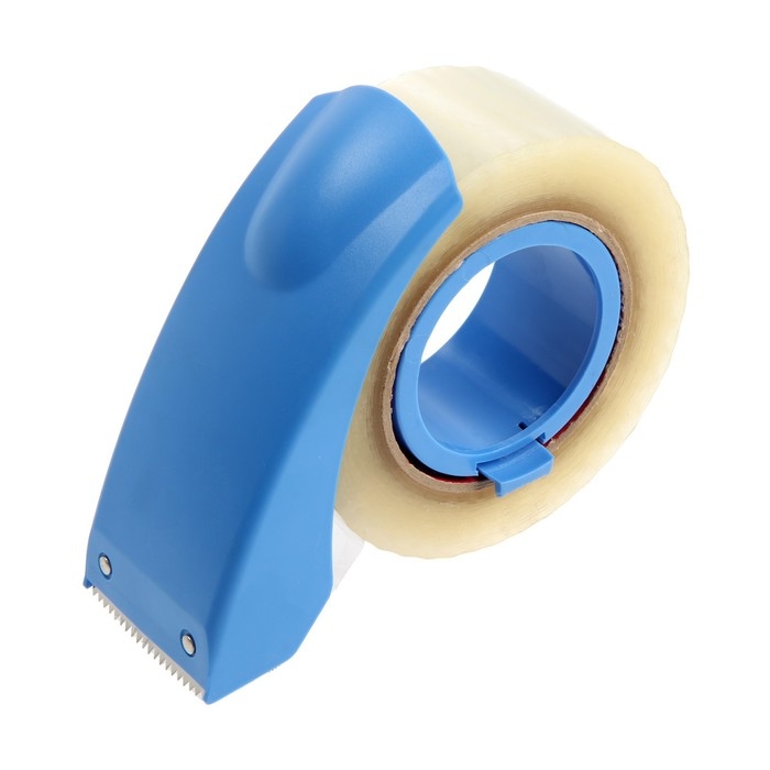 Диспенсер для скотча ТУНДРА, пластиковый корпус, 48 мм Диспенсер для скотча ТУНДРА, пластиковый корпус, 48 мм