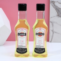 Новогодний подарочный набор косметики &laquo;Только для тебя&raquo;, гель для душа и шампунь для волос во флаконах мартини, 2 х 250 мл, Новый Год