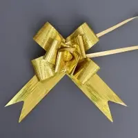Бант - бабочка №5, золотой