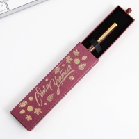 Ручка в подарочном футляре «Учителю: С Днём Учителя», металл, синяя паста, пишущий узел 1.0 мм Ручка в подарочном футляре «Учителю: С Днём Учителя», металл, синяя паста, пишущий узел 1.0 мм