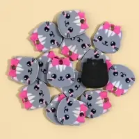 Фурнитура для бижутерии &laquo;Кошка&raquo;, 1.5 х 1.6 см, с подвесом, 15 штук