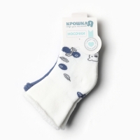 Набор детских махровых носков Крошка Я Blueberry 2 пары, р. 8-10 см