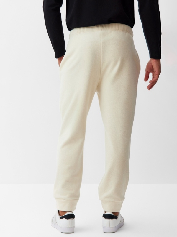 Брюки флисовые мужские спортивные MINAKU: Fleece Soft цвет бежевый, р-р 52