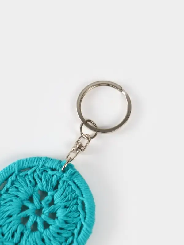 Брелок "Ловец снов" 19 см, цв. зелёный