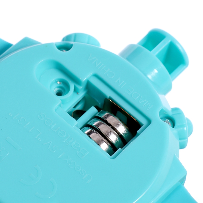 Часы-проектор &laquo;Животные&raquo;, световые эффекты, 24 картинки, цвет голубой