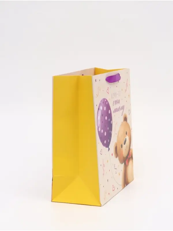 Пакет ламинированный &laquo;Мишка&raquo;, ML 23 &times; 27 &times; 11,5 см