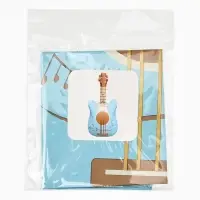 Воздушный шар фольгированный 35" "Гитара" цвет голубой