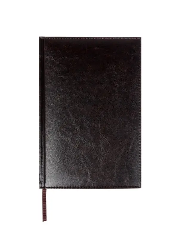 Ежедневник недатир А5 160л Небраска ТЕМНО коричневый