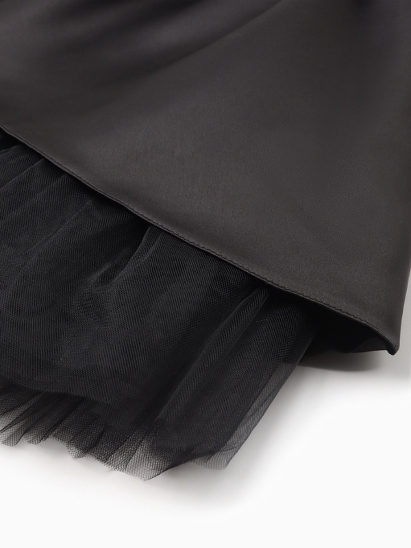 Платье нарядное детское KAFTAN, р.30 (98-104 см), черный Платье нарядное детское KAFTAN, р.30 (98-104 см), черный