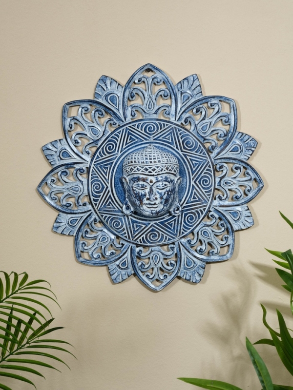 Панно резное МДФ "Будда", 40х40х0,6 см