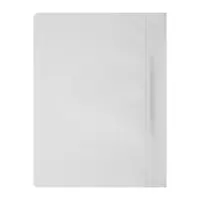 Папка-скоросшиватель Calligrata, А4, 120 мкм, белая, прозрачный верх