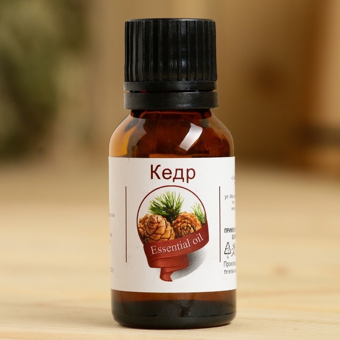 Эфирное масло &laquo;Кедр&raquo;, флакон- капельница, аннотация, 15 мл