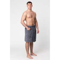 Мужской килт для сауны с карманом Экономь и Я 50×150 см Мужской килт для сауны с карманом Экономь и Я 50×150 см