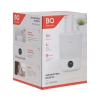 Увлажнитель воздуха BQ HDR1009, ультразвуковой, 25 Вт, 4 л, 20 м2, белый Увлажнитель воздуха BQ HDR1009, ультразвуковой, 25 Вт, 4 л, 20 м2, белый