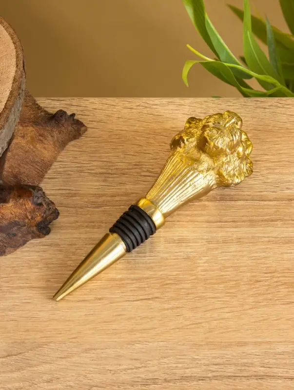 Пробка для бутылок "Лев" 5х5х13 см, алюминий