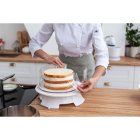 Лента ацетатная для обтяжки тортов Доляна, 130 мкр&times;100 мм&times;200 м, цвет прозрачный