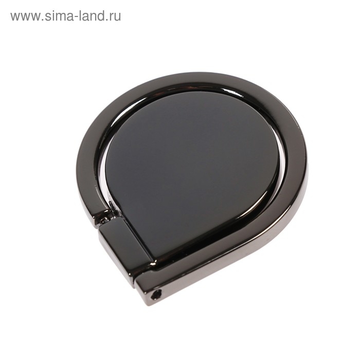 Держатель-подставка с кольцом для телефона LuazON, в форме Держатель-подставка с кольцом для телефона LuazON, в форме "Капли воды", серый