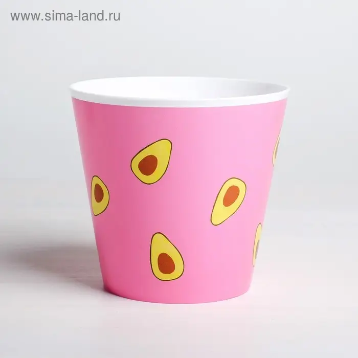 Набор кашпо для цветов 3 в 1 &laquo;Фрукты&raquo;, 0,8 л, 11 х 12 см