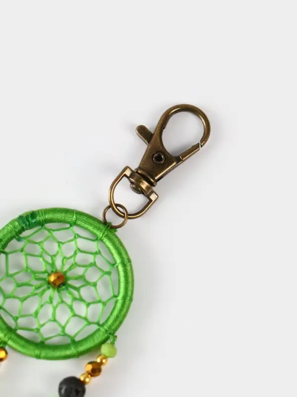 Брелок ловец снов, 17 см, зелёный