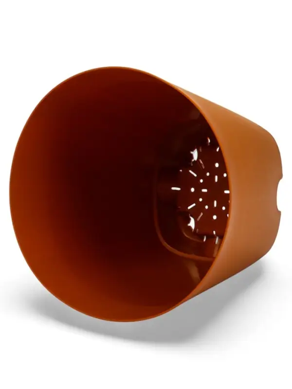 Кашпо с прикорневым поливом 8 л D-24см, H-25см карамель "Гранд"