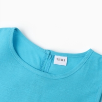 Блузка для девочки, MINAKU, голубая, рост 140 см