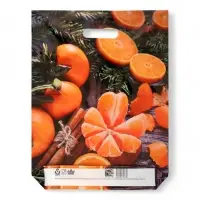 Пакет "Аромат праздника", полиэтиленовый с вырубной ручкой,гл 40 х 31 см.