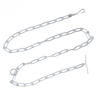 Цепь для привязи собак, сварные звенья, 1,8 м, калибр 45 мм, толщина проволки 4,2 мм