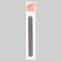 Основа для пилки, прямая, двухсторонняя, нержавеющая сталь, 15&times;1,6 см, серебристая