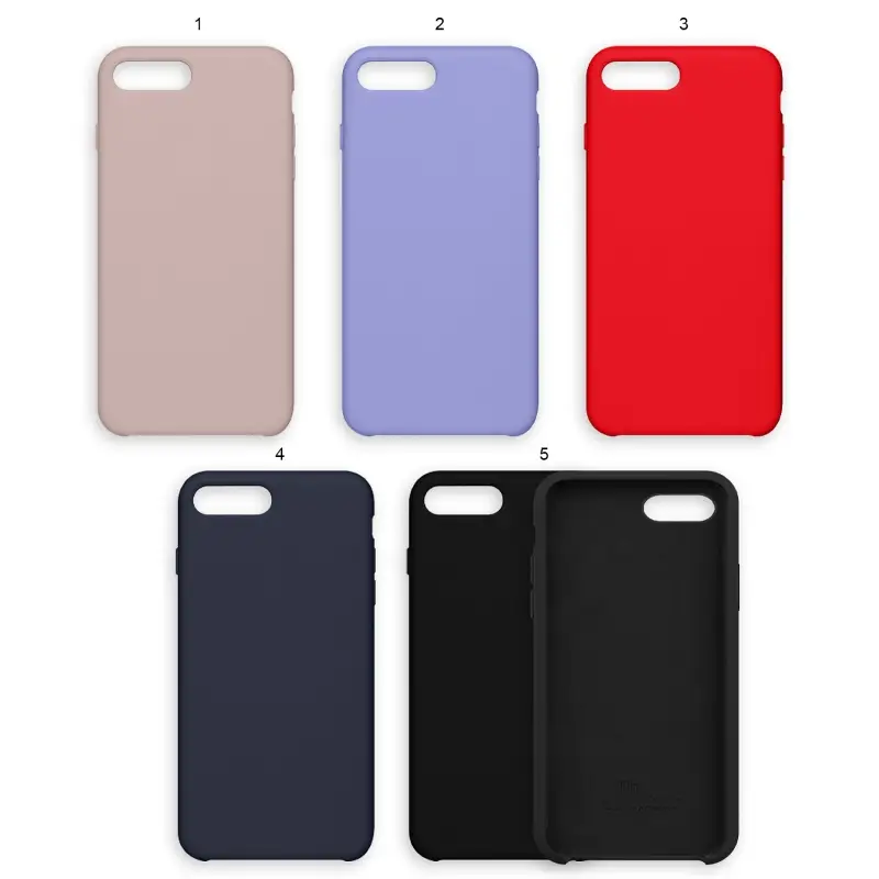 Чехол iPh 7/8 Plus Silicon Сase APL WS (с лого)