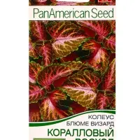 Семена цветов Колеус блюме Коралловый восход Мн Спецсерия PanAmerican, Ц/П,5 шт.