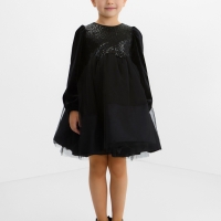 Платье детское нарядное KAFTAN рост 100, черный Платье детское нарядное KAFTAN рост 100, черный