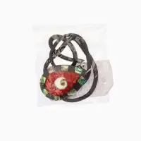 Кулон "Капля" ракушка 25,5 см, цв. чёрно-красный