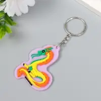 Брелок резина "Китайский добрый дракон" 6х4,5 см